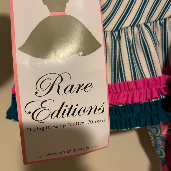 Girls Rare Editions Girls NWT Unicorn 24M 2 piece leggings and top - Picture 3 of 4